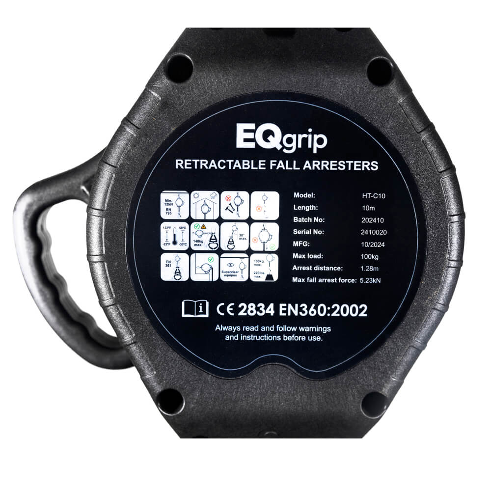 Línea de vida autoretráctil EQgrip Reverso en cable - Image 2