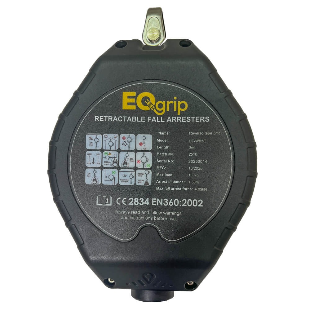 Línea de vida autoretráctil EQgrip Reverso en cinta - Image 5